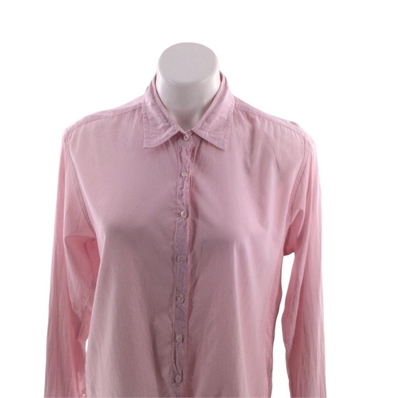 XIRENA Beau Pretty In Pink Button-Down Gauzy Blouse - Picture 5 of 8